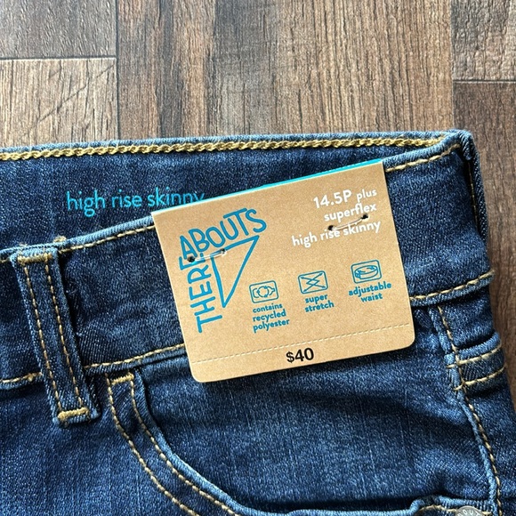 Thereabouts High Rise Skinny Jeans Plus Size NWT - Picture 3 of 10
